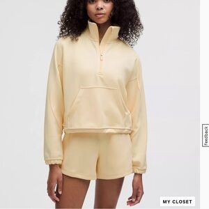 Lululemon Brushed Softstreme Half Zip